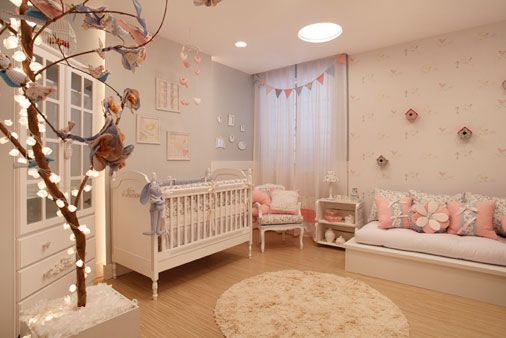 cores para quarto de bebê menina