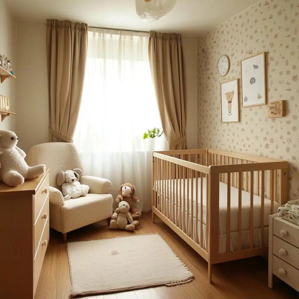 quarto de bebê estilo Montessori
