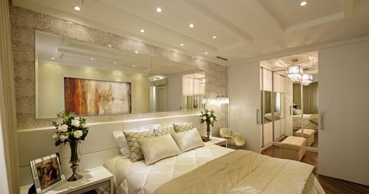 ideias de decoração quarto de casal com closet