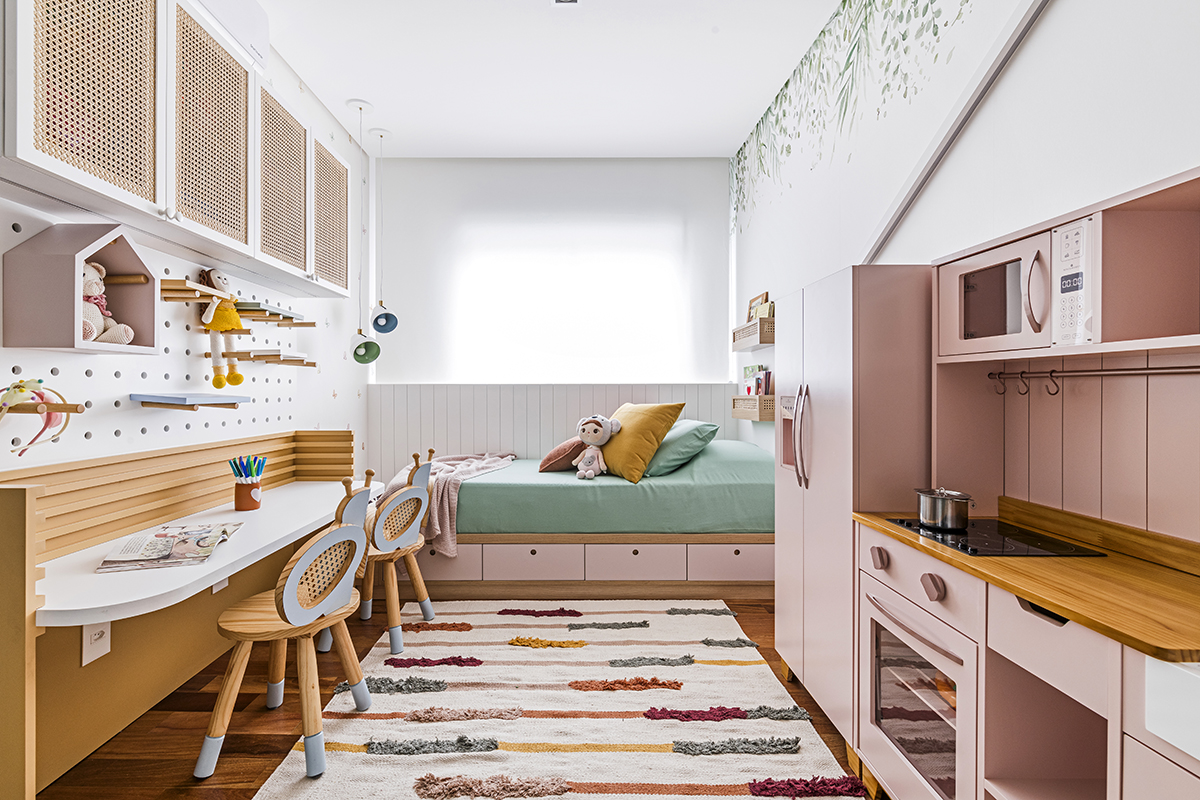 quarto de menina com beliche