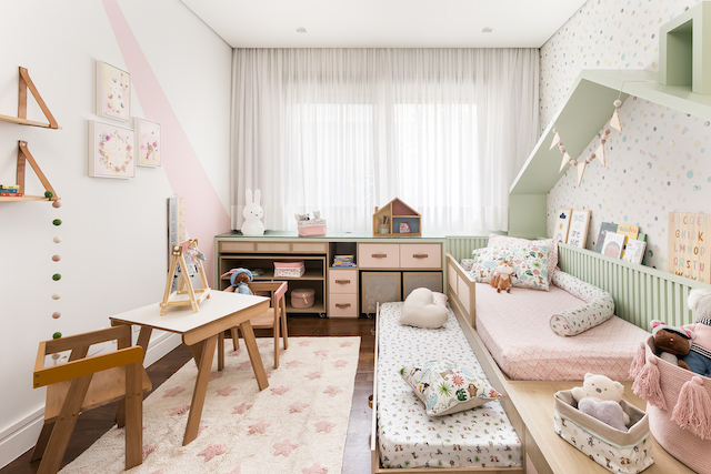 decoração quarto de bebê menina