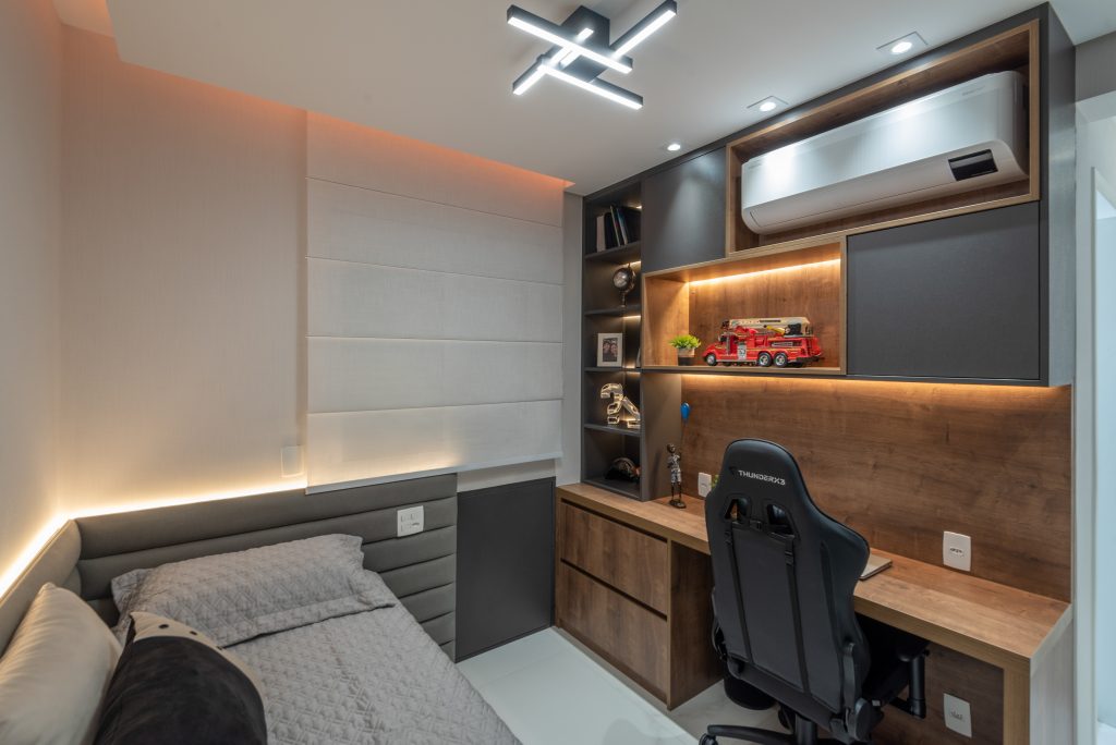 50 ideias criativas para quarto com escritorio pequeno