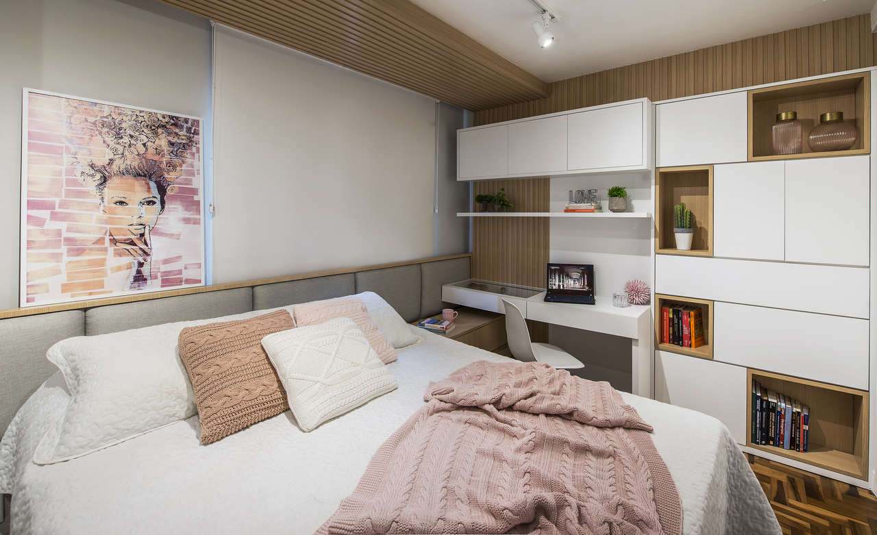 50 ideias criativas para quarto com escritorio pequeno