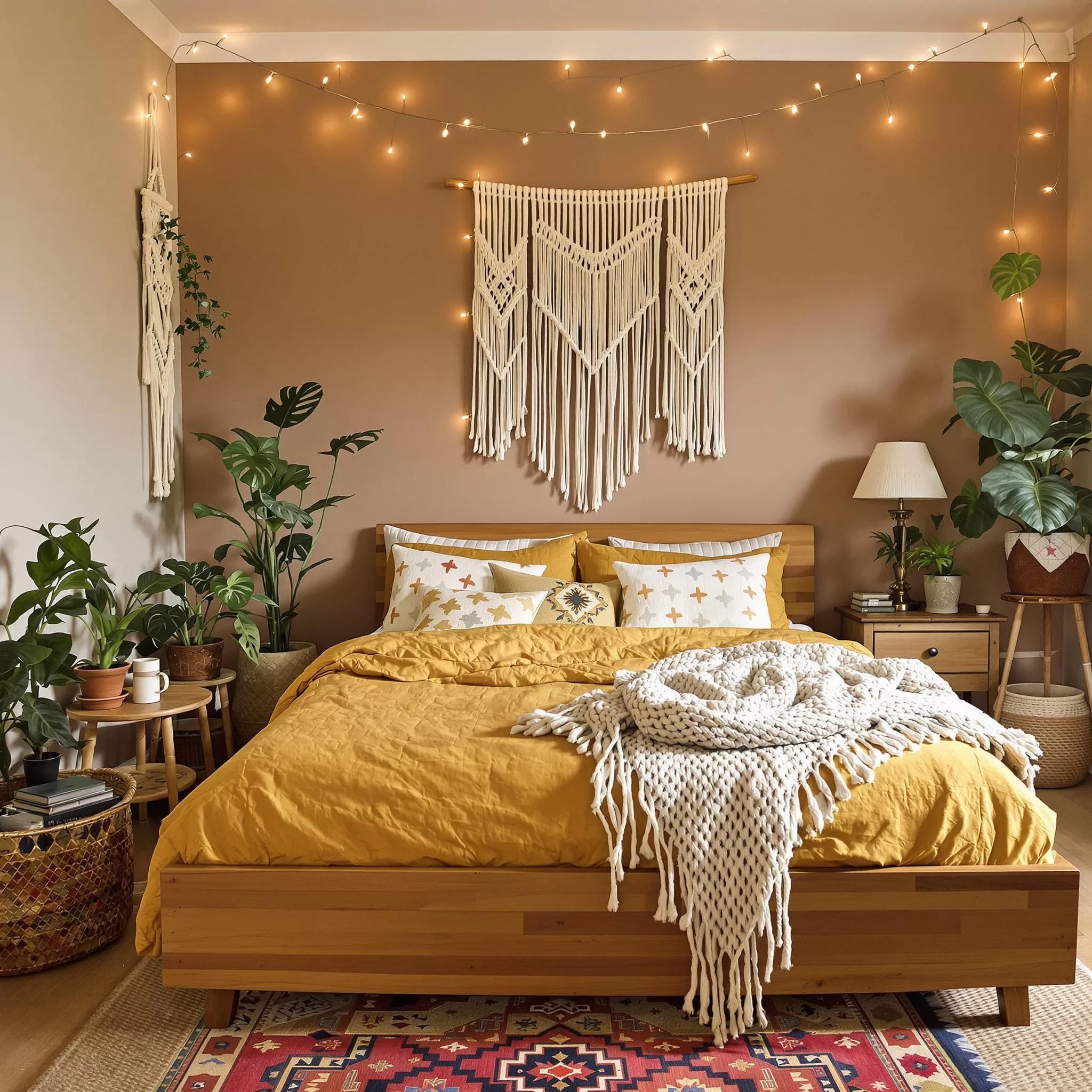 quarto boho chic