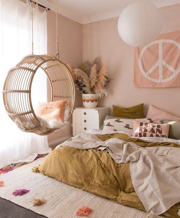 quarto boho chic