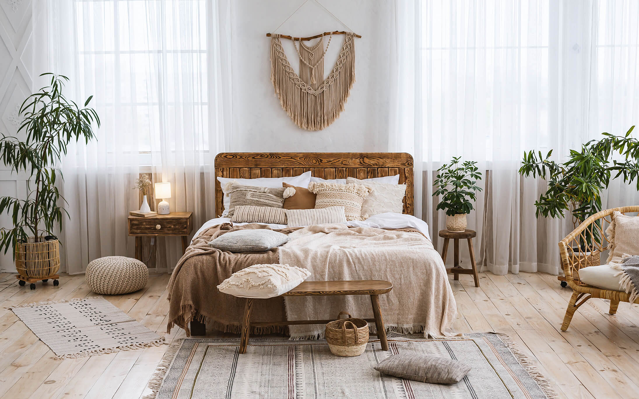 ideias quarto boho