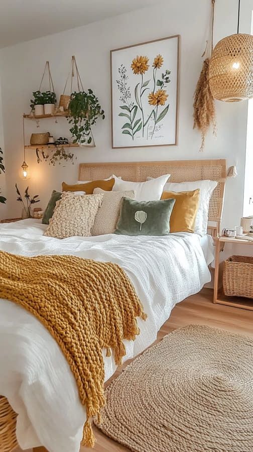 quarto boho barato