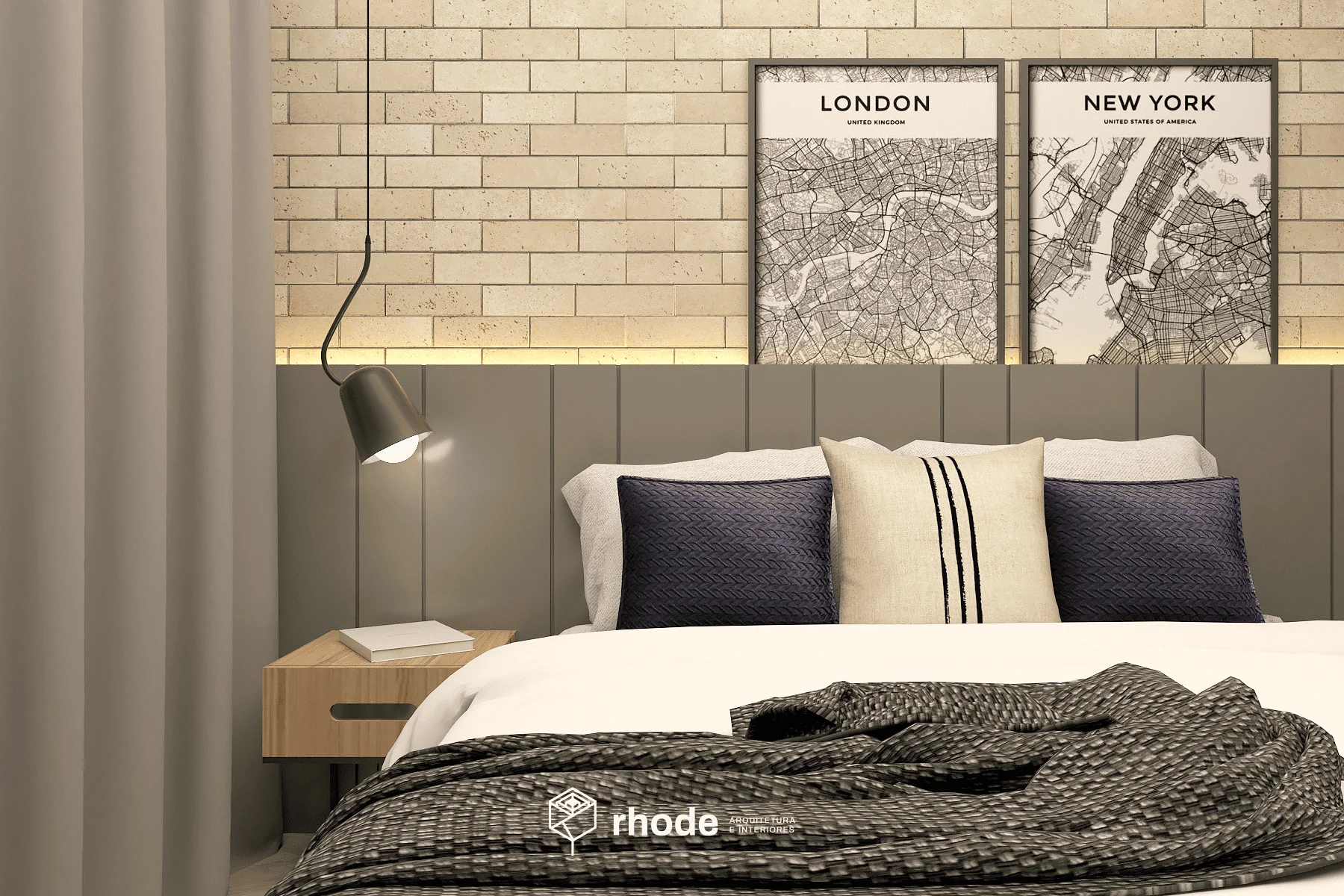 quarto industrial moderno