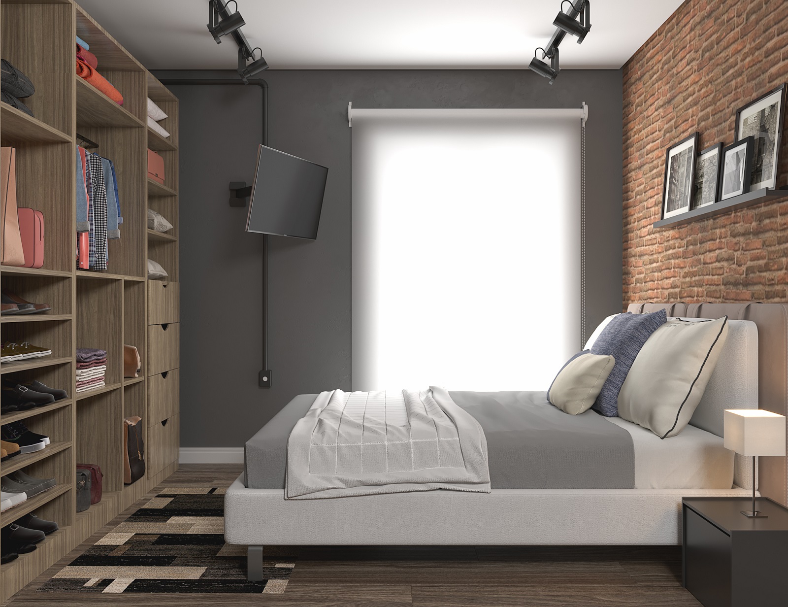 quarto industrial pequeno