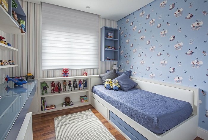 quarto infantil simples com pouco espaço