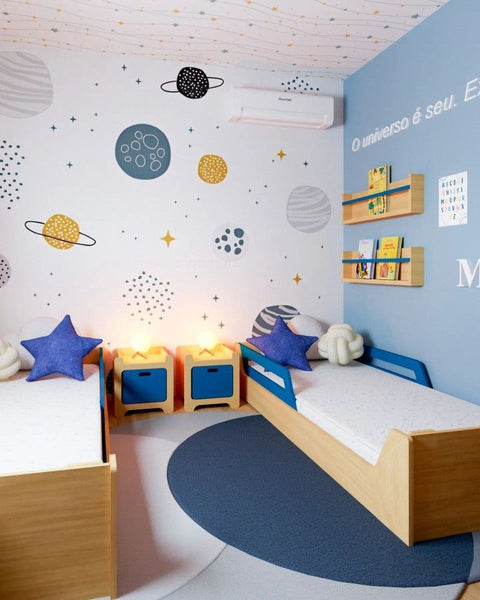 quarto infantil simples sem móveis planejados