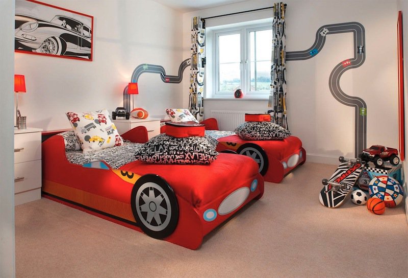 quarto de menino simples e moderno