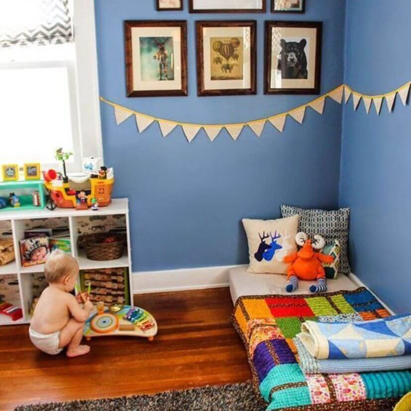 ideias inspiradoras de quarto montessoriano para bebês