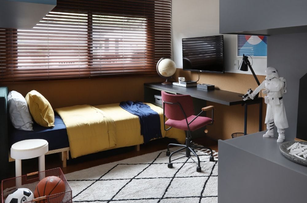 organização quarto pequeno