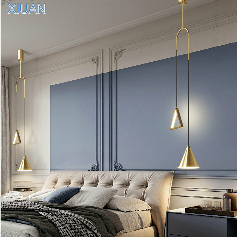 quarto preto com led embutido