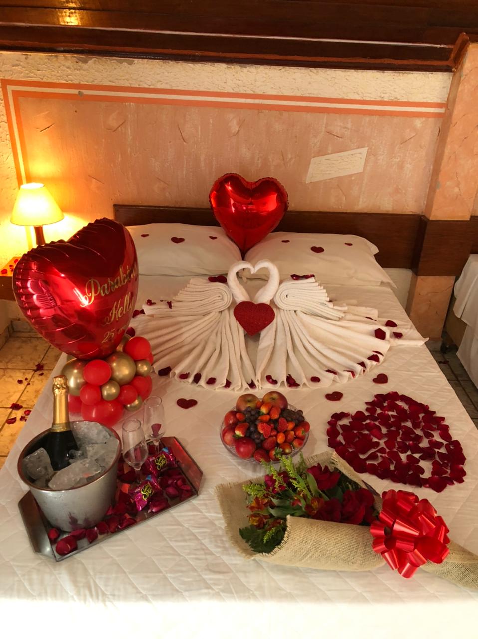 decoração quarto dia dos namorados