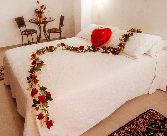 decoração quarto dia dos namorados