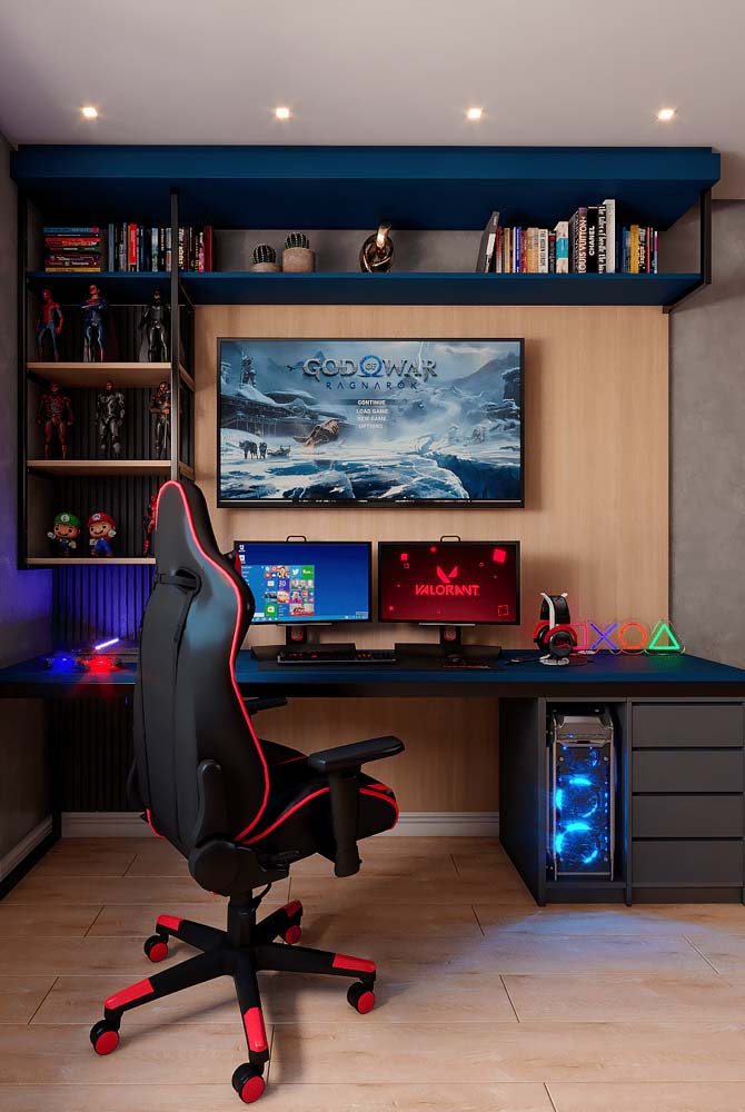 quarto gamer masculino
