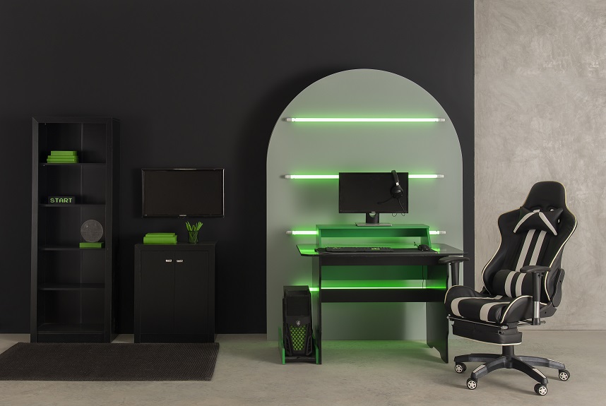 quarto gamer RGB