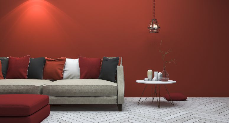 vermelho e nude combinações