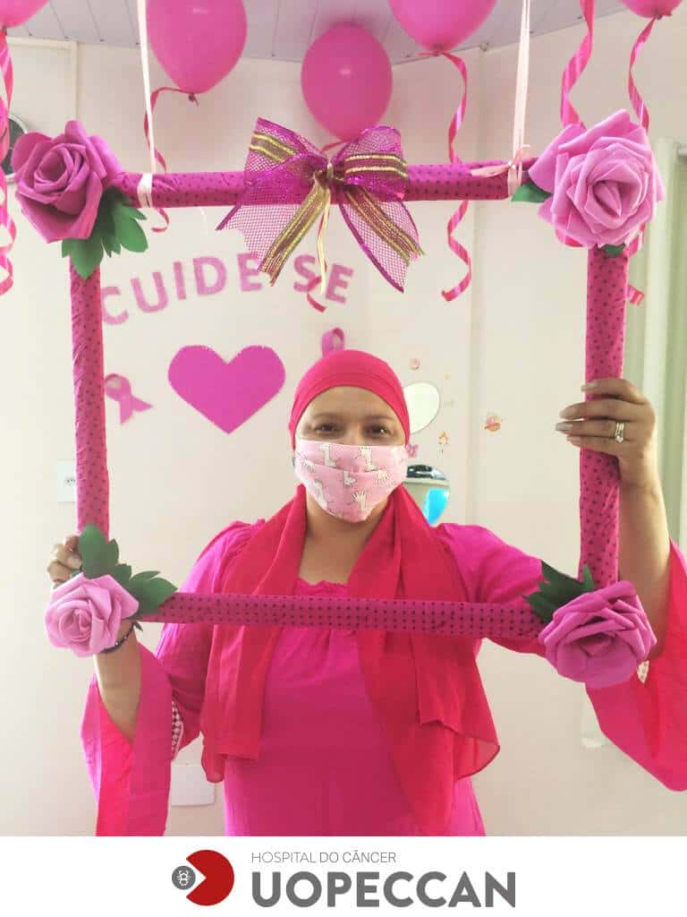 recepção recepção decoração outubro rosa