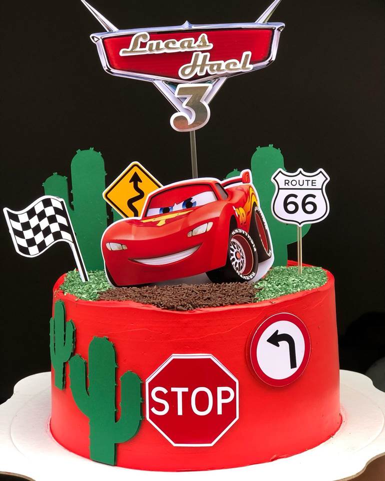 relampago mcqueen decoração aniversario