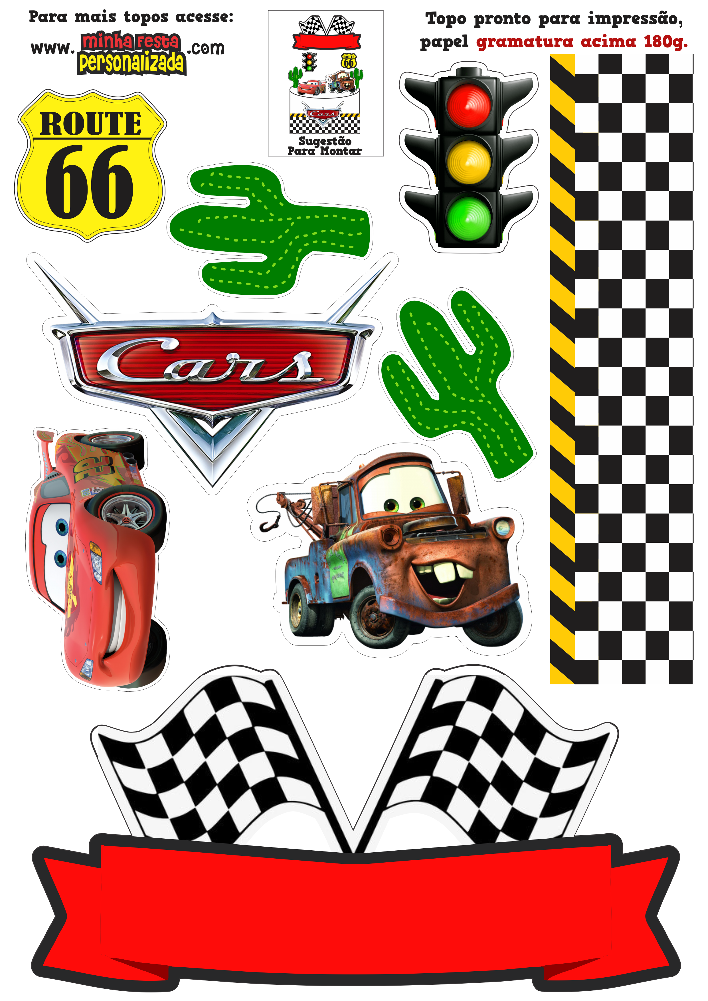 decoracao relampago mcqueen kit pronto vs fazer em casa