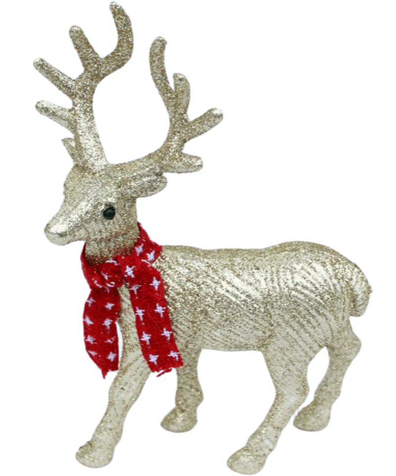 renas de led vs renas de palha para natal