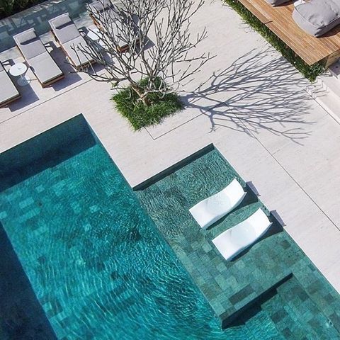 pedra para piscina moderna