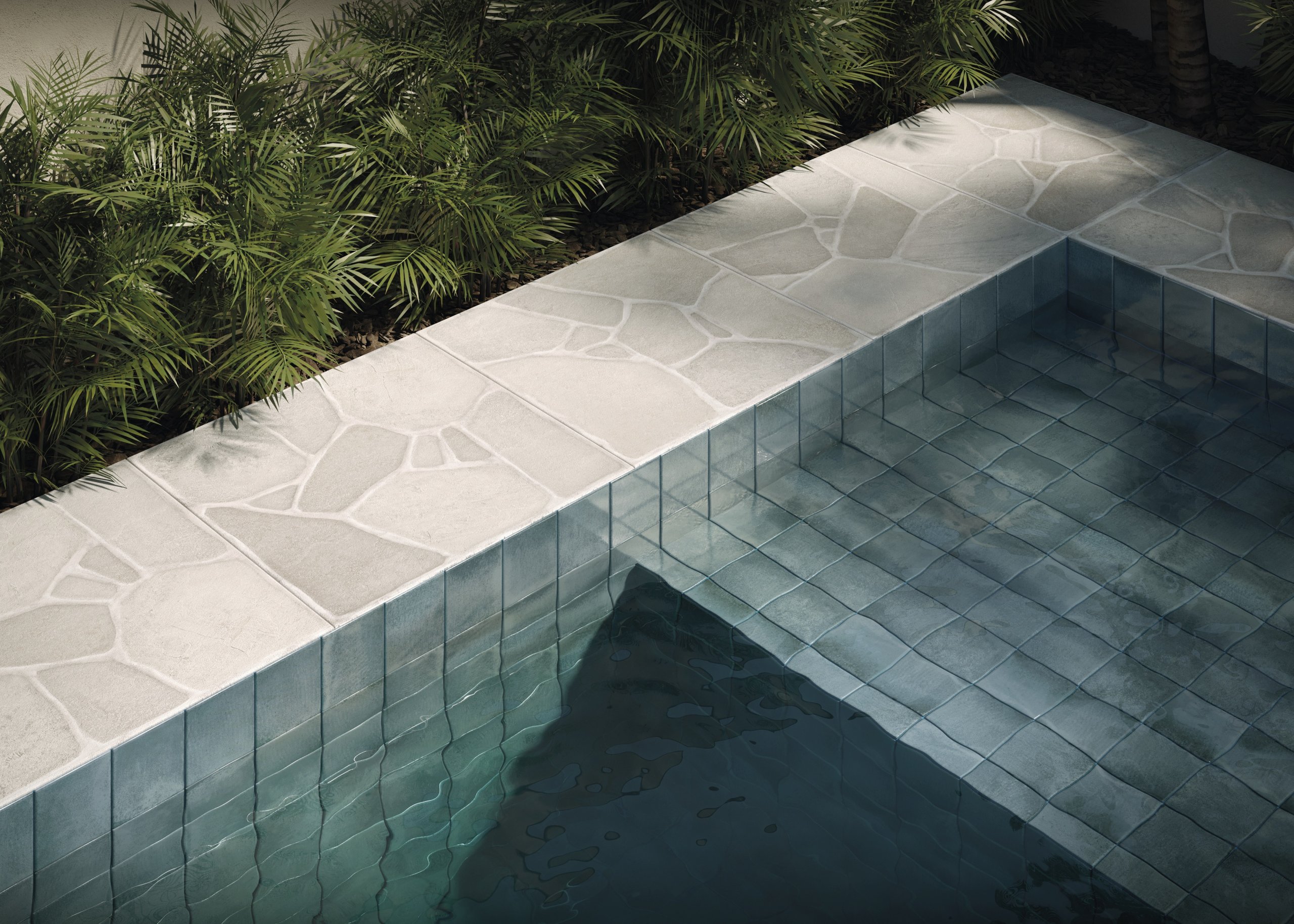 revestimento piscina porcelanato