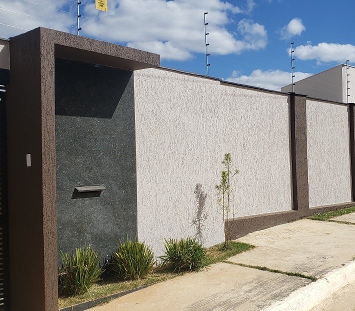 Manutenção de fachadas texturizadas