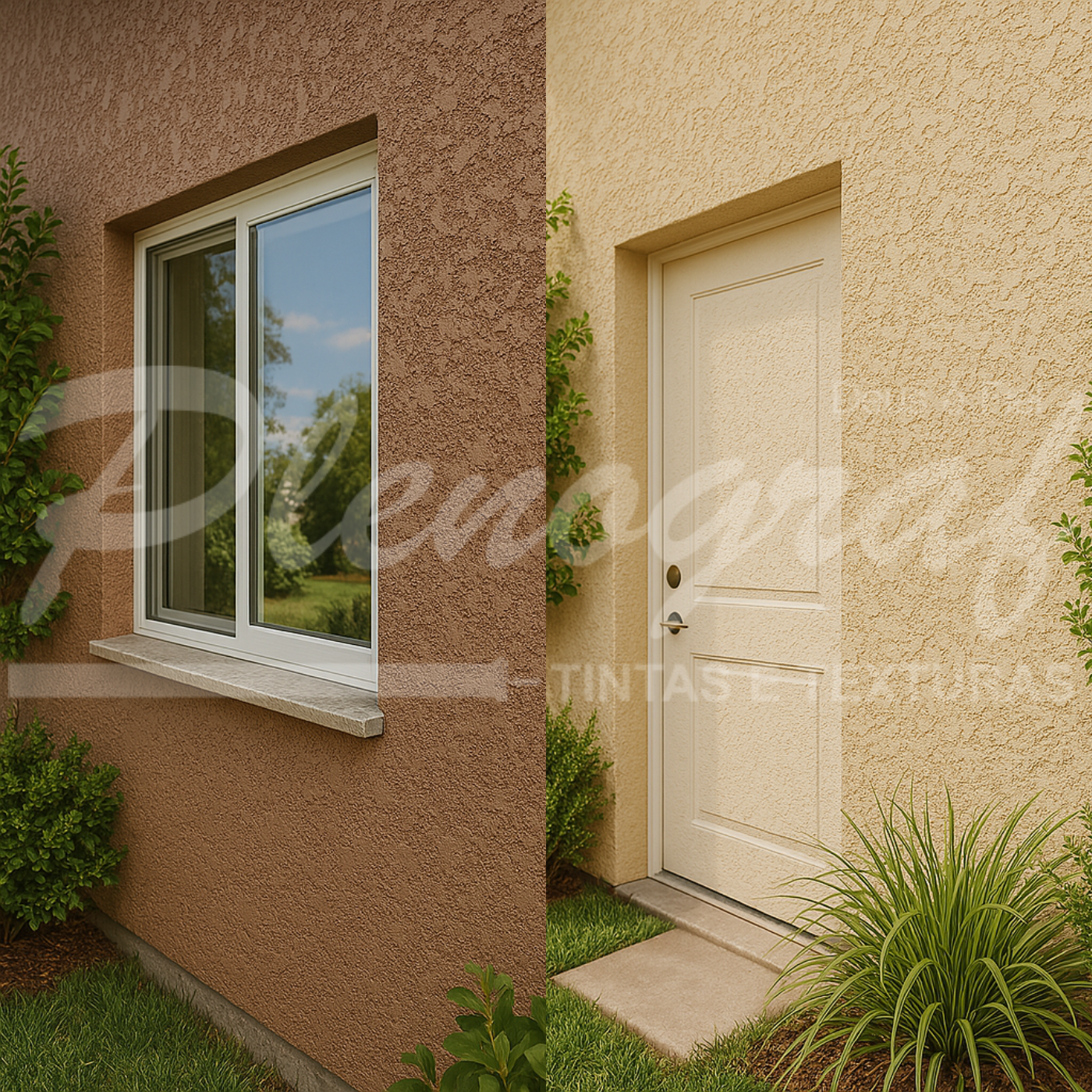 Grafiato vs. Textura Projetada