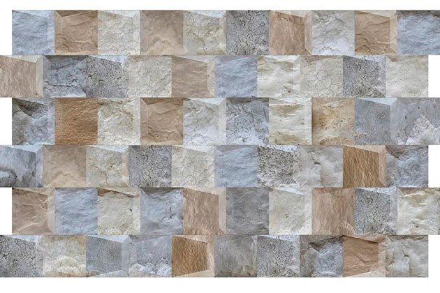 Revestimentos cimentícios 3D para fachadas