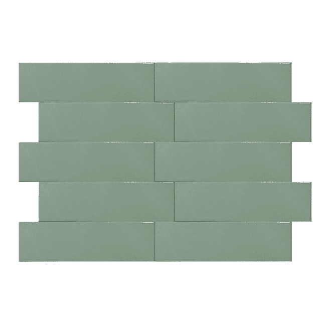 revestimento verde para banheiro