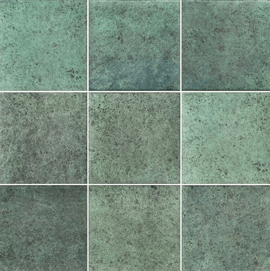 revestimento verde esmeralda