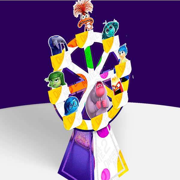 roda gigante mdf ou acrílico para festa infantil