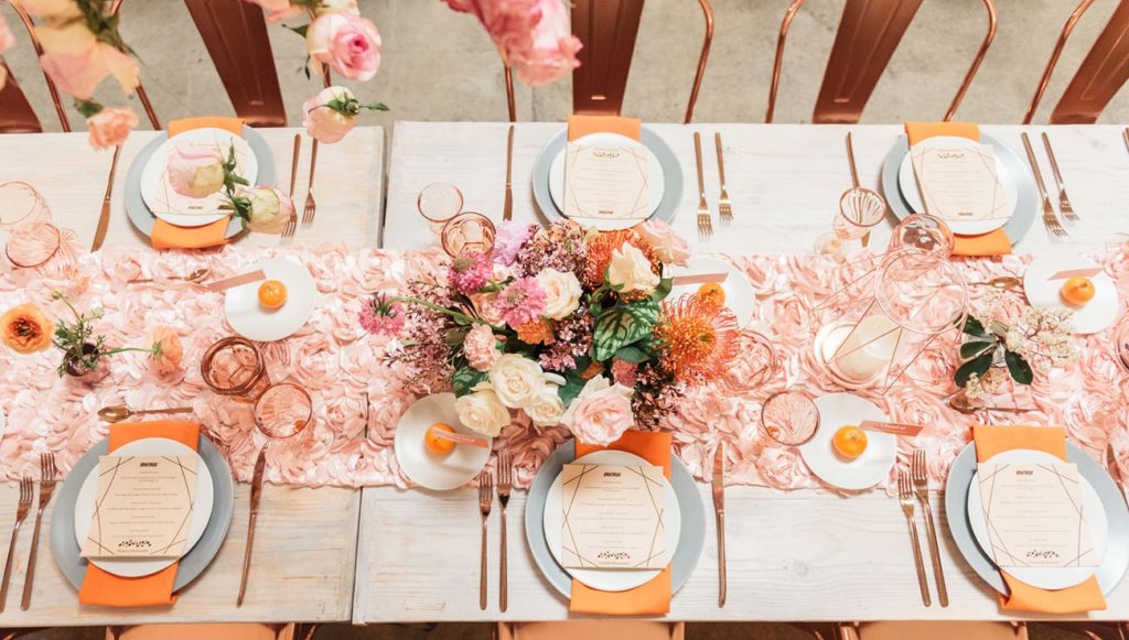 ideias de decoração com rose gold para sala