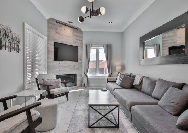 melhores cortinas para sala cinza claro