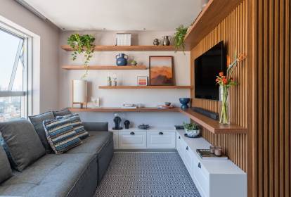 sala cinza decoração