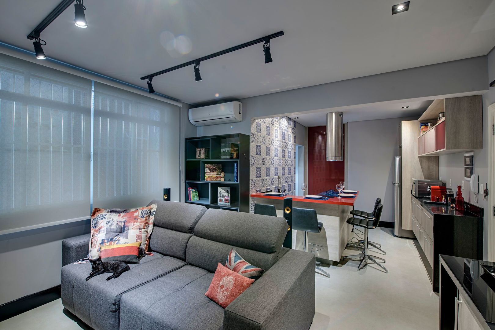 sala cinza vs sala bege qual escolher