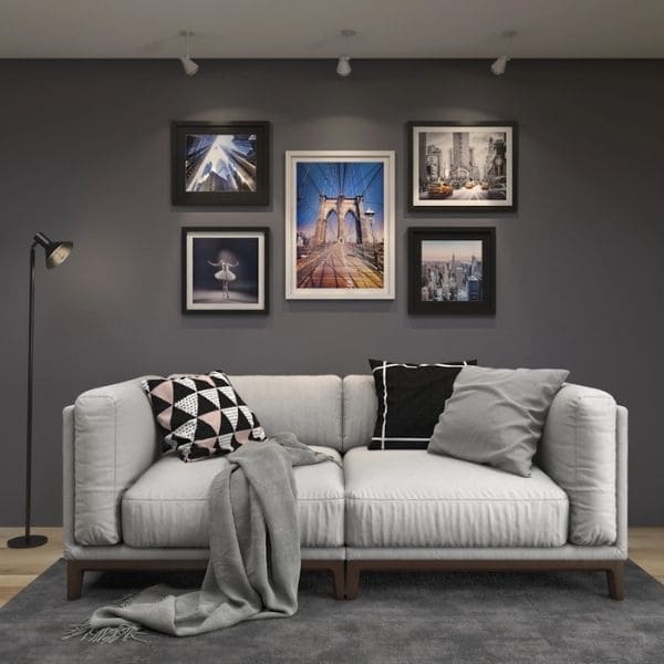 decorar sala cinza com pouco dinheiro