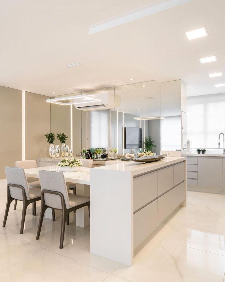 ideias criativas para sala conjugada com cozinha