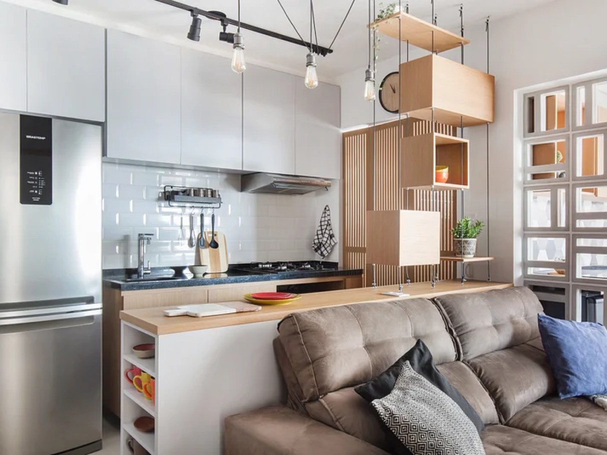 erros comuns ao integrar sala e cozinha