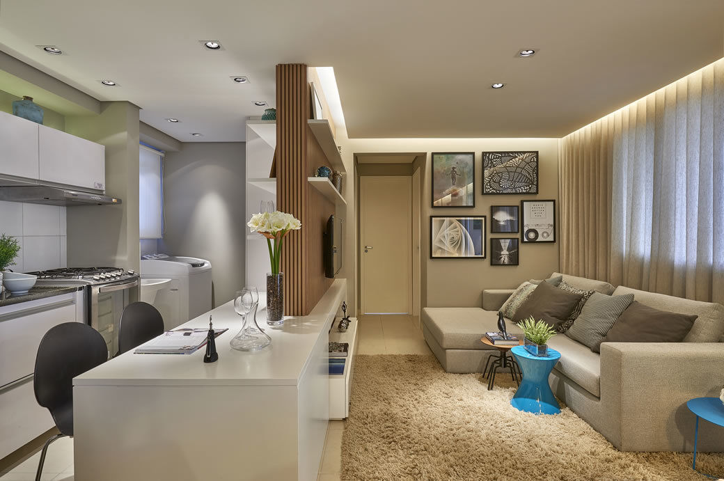 custo médio para integrar sala e cozinha