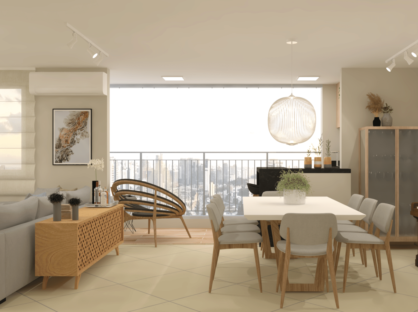 Materiais Naturais na Decoração: Guia Completo para Varandas Integradas