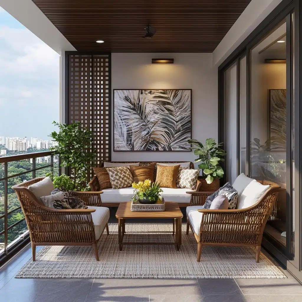 Materiais Naturais na Decoração: Guia Completo para Varandas Integradas