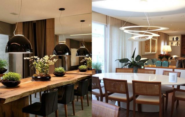 ideias de decoração sala de jantar moderna pequena