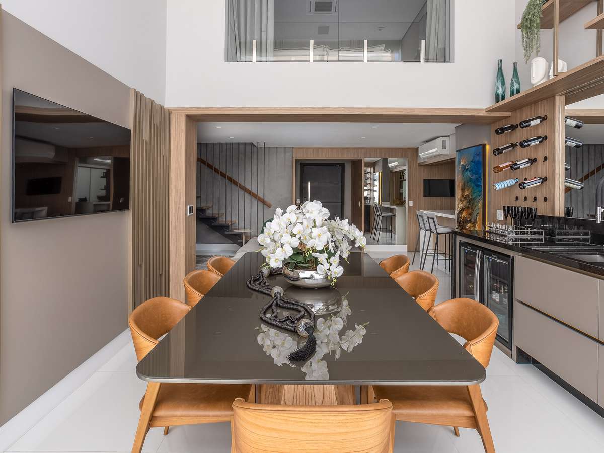 como escolher mesa de jantar moderna orgânica