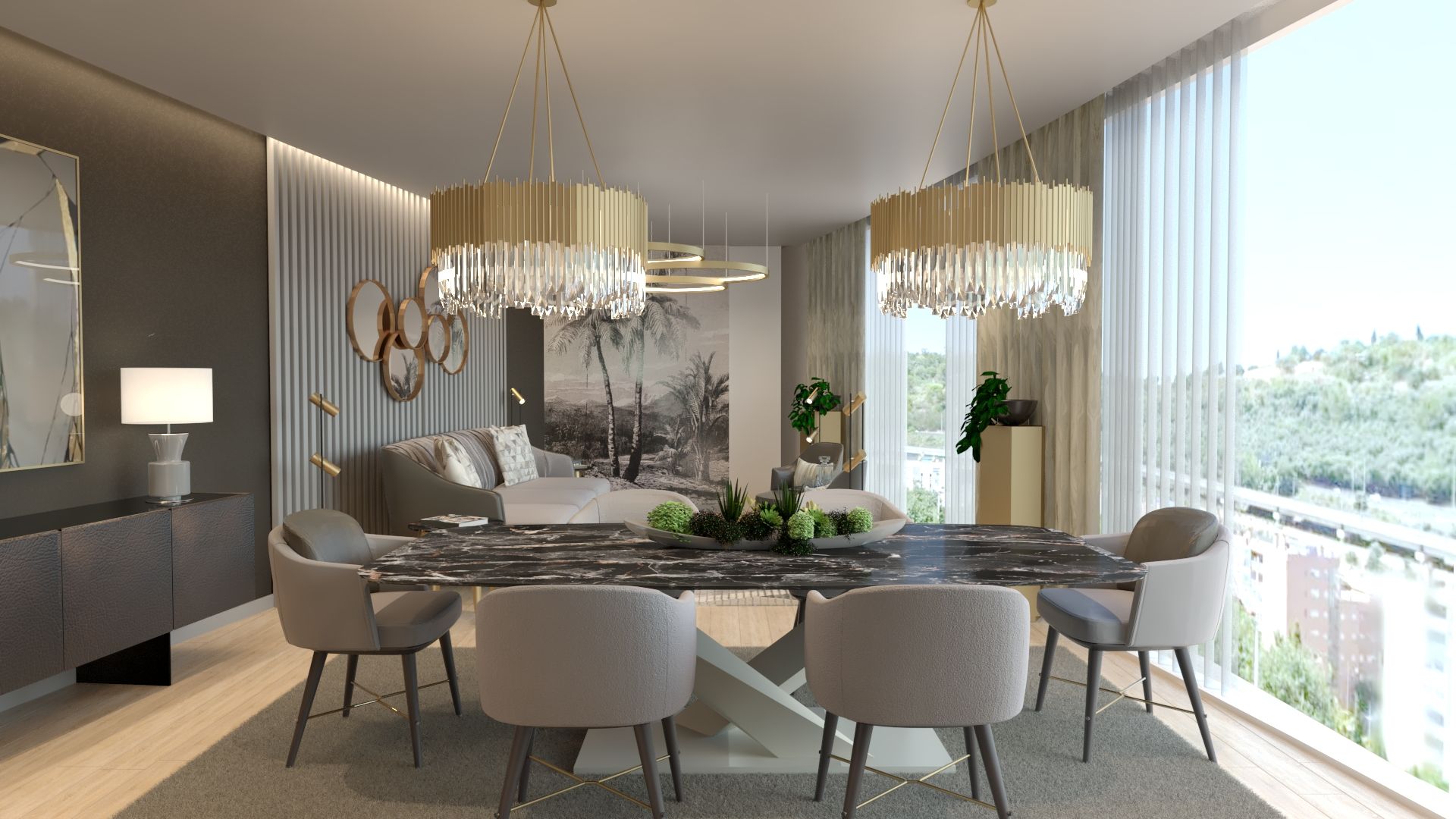 sala de jantar moderna