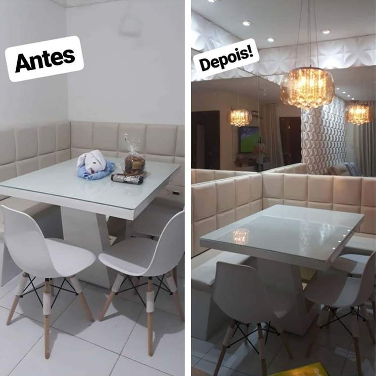 espelho bisotê sala de jantar